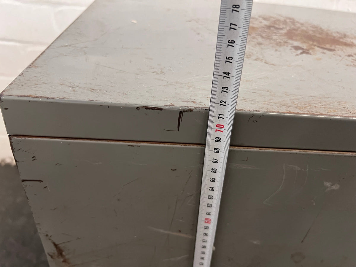 Steel Two Drawer Filing Cabinet (Rusted Top) - REDUCED