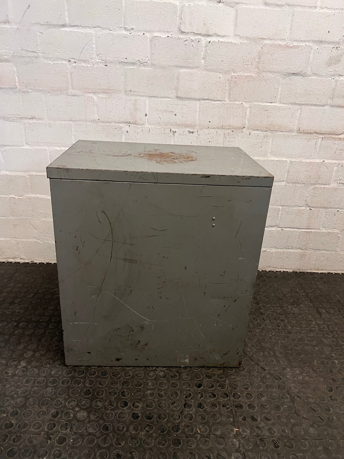Steel Two Drawer Filing Cabinet (Rusted Top) - REDUCED