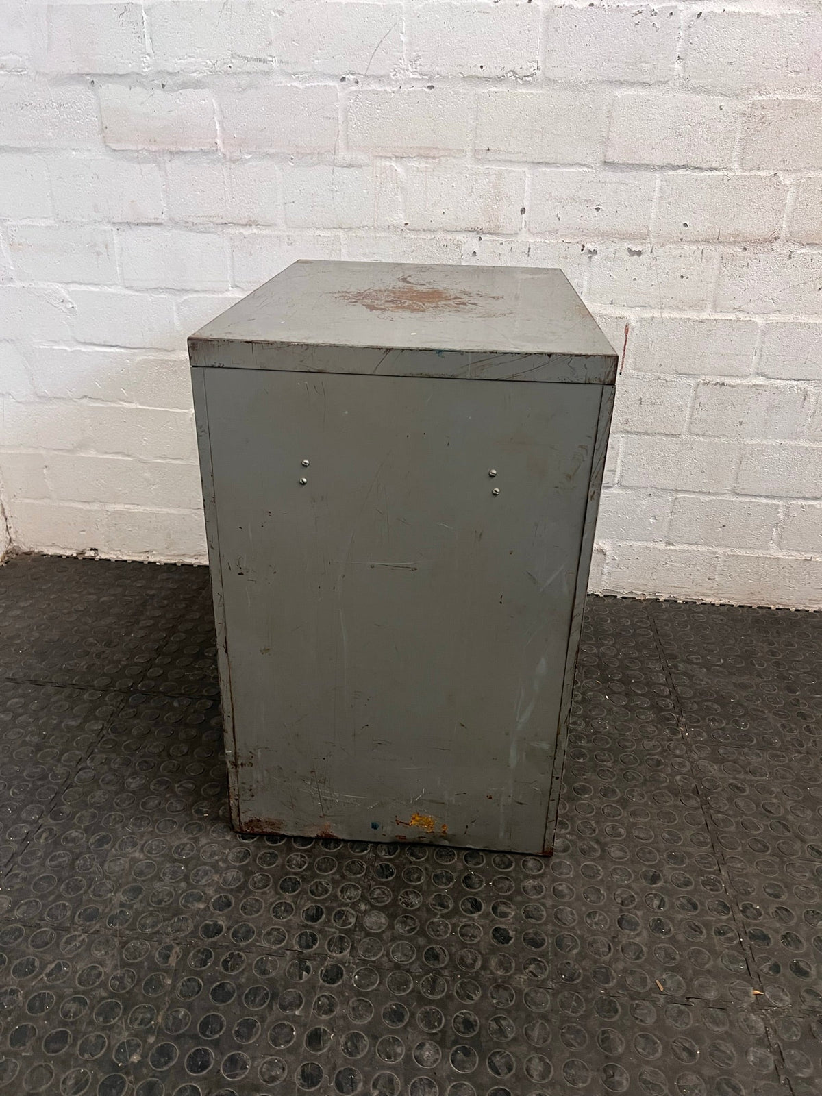 Steel Two Drawer Filing Cabinet (Rusted Top) - REDUCED