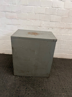 Steel Two Drawer Filing Cabinet (Rusted Top) - REDUCED