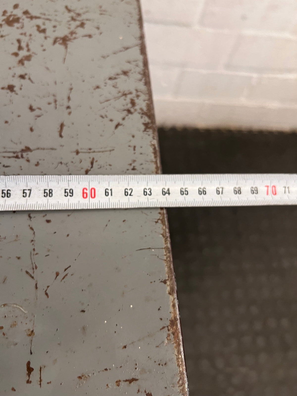 Steel Two Drawer Filing Cabinet (Rusted Top) - REDUCED