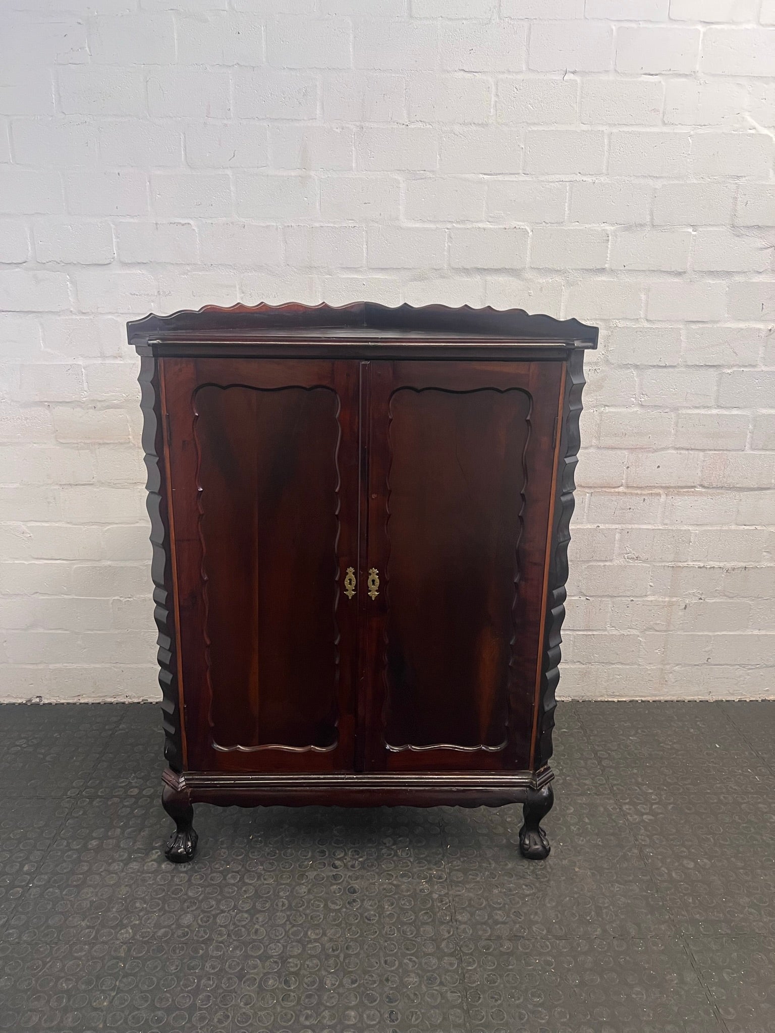 Ball and Claw Corner Cabinet - REDUCED