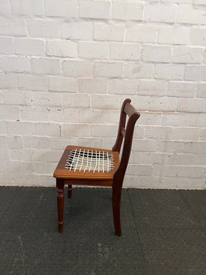 Wooden Riempies Chair with Turned legs