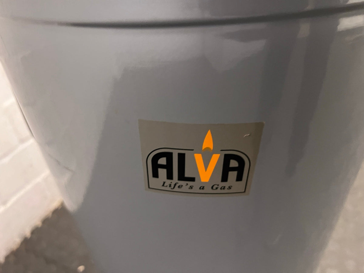 Silver Elva Outdoor Gas Heater - PRICE DROP