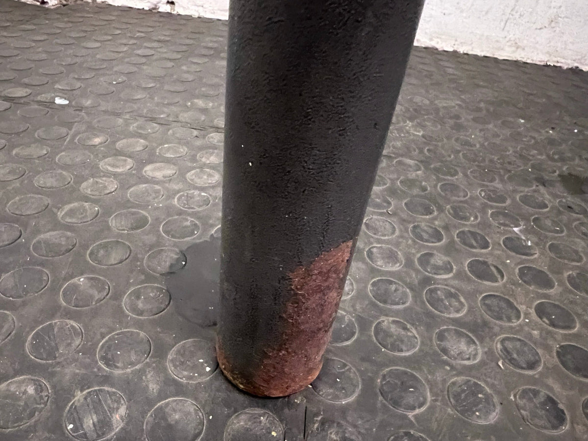 Large Glass Top Outdoor Table (Slightly Rusted)