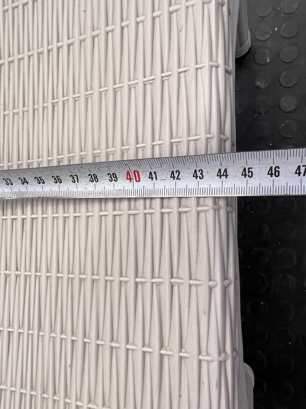 White Wicker Outdoor Chair