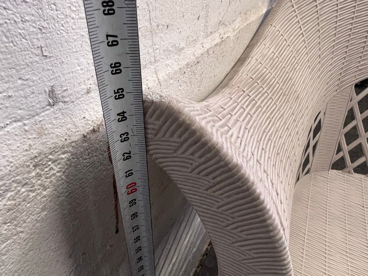 White Wicker Outdoor Chair