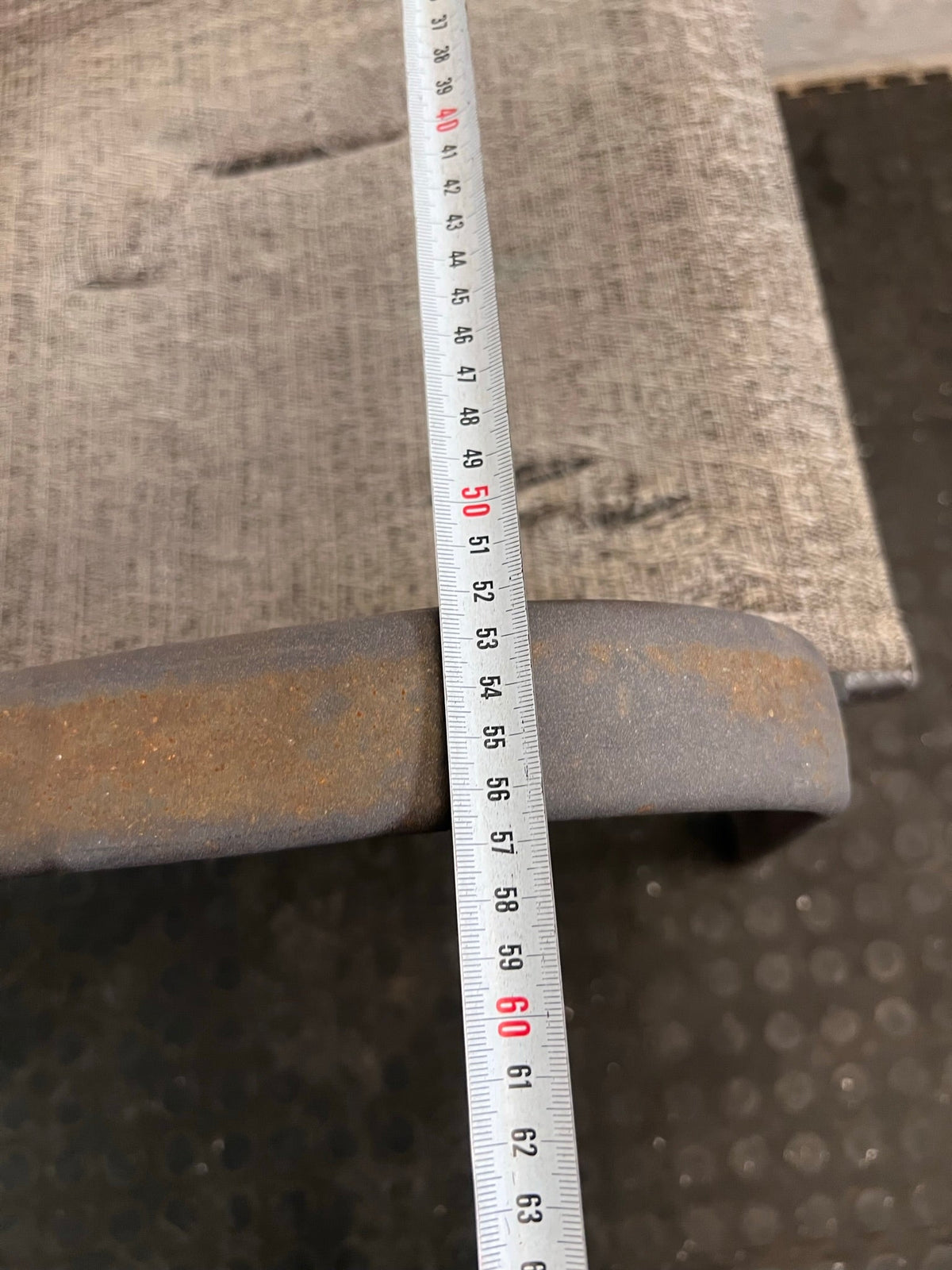 Grey Metal Framed Patio Chair (Some Tears in Material)