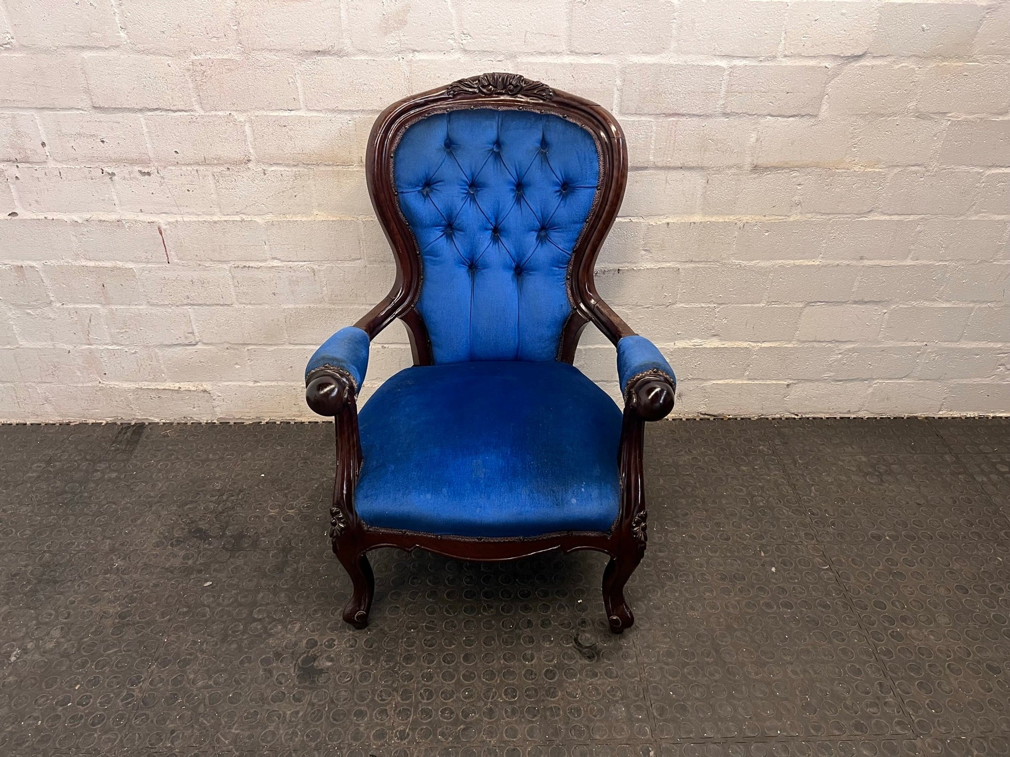 Royal Blue One Seater Armchair