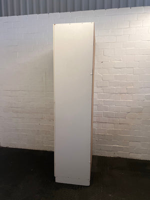 White Two Door Moveable Cupboard - REDUCED