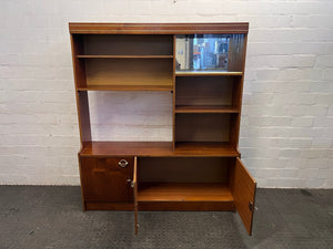 Three Door Wood Print TV Unit (Slight Chipping and Scratches) - REDUCED