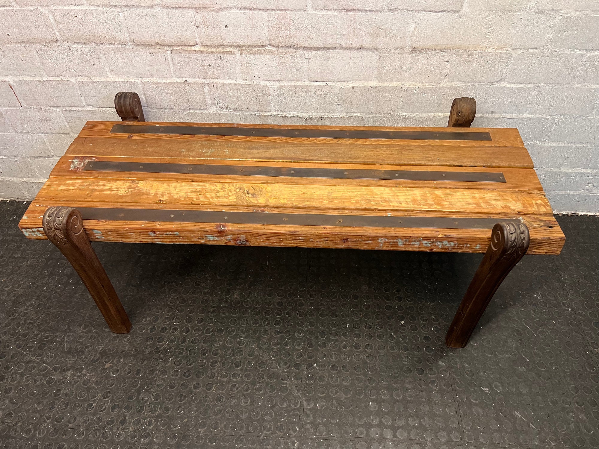 Eclectic Hand Made Wood Coffee Table