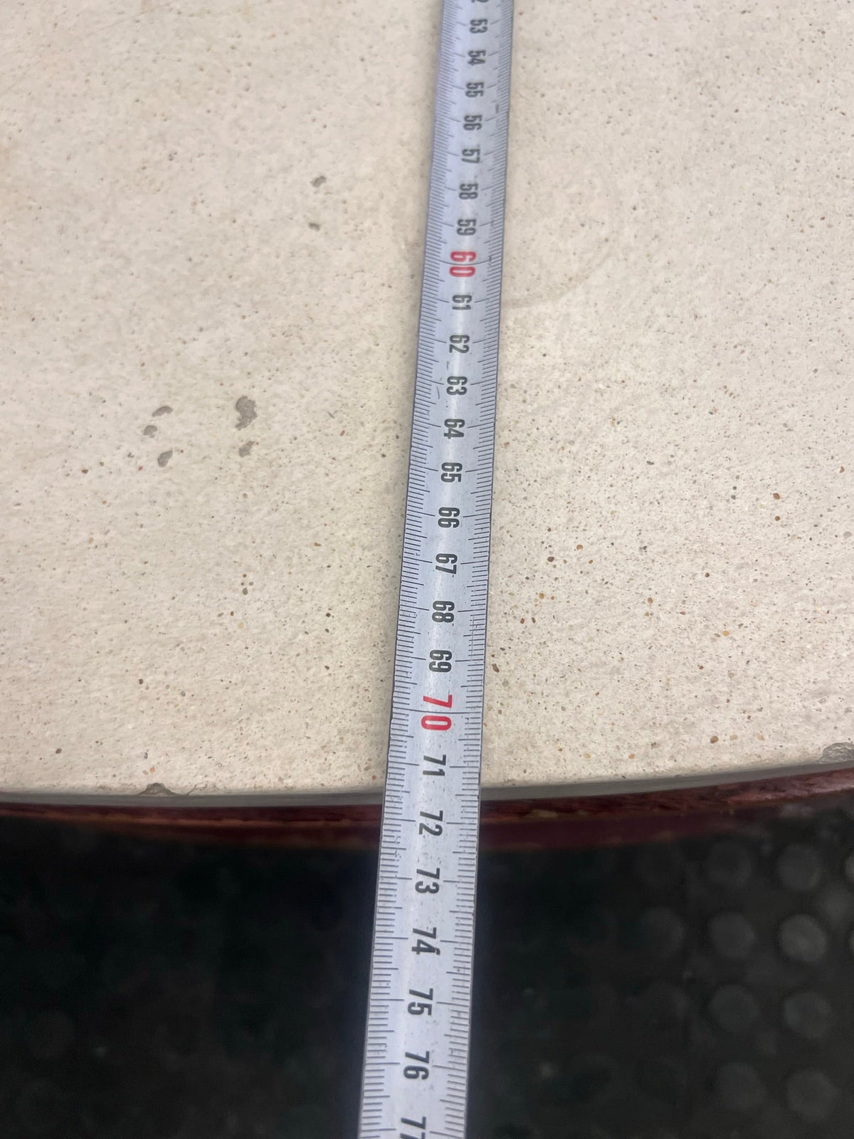 Mahogany Limestone Coffee Table - REDUCED - PRICE DROP