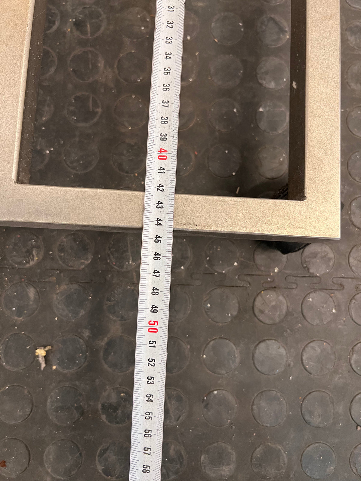 2 Sided Stainless Steel Clothing Rail with Adjustable Height on Wheels - Top Clips