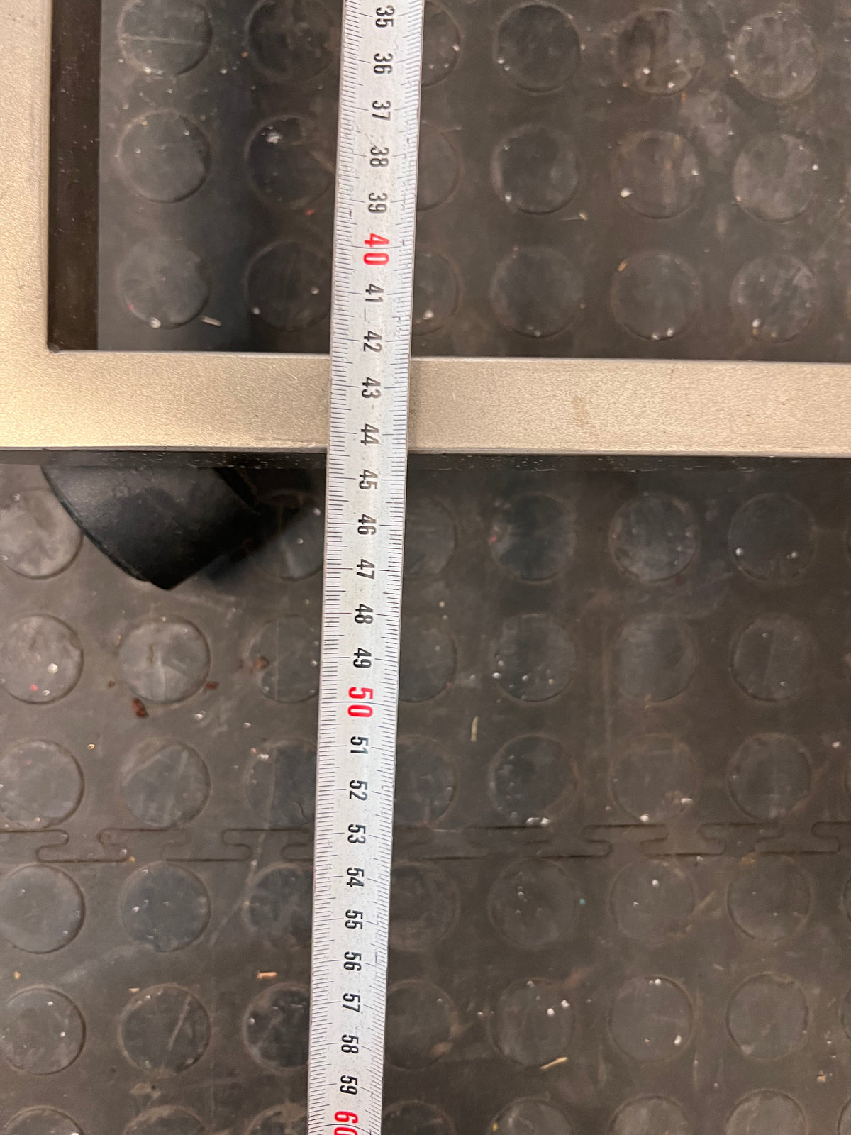 2 Sided Stainless Steel Clothing Rail with Adjustable Height on Wheels - Top Clips