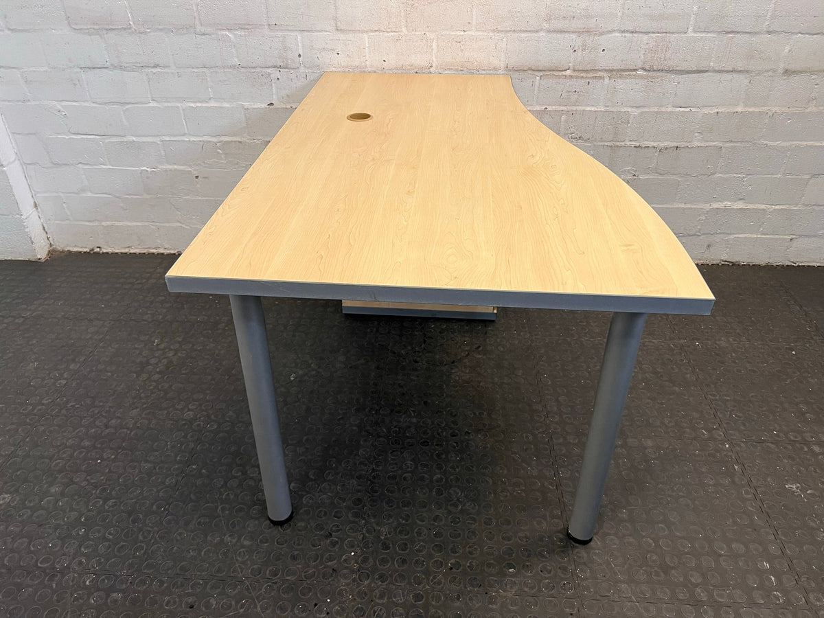 2 Drawer Desk With Credenza