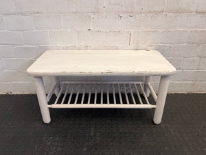 White Wood Coffee  Table