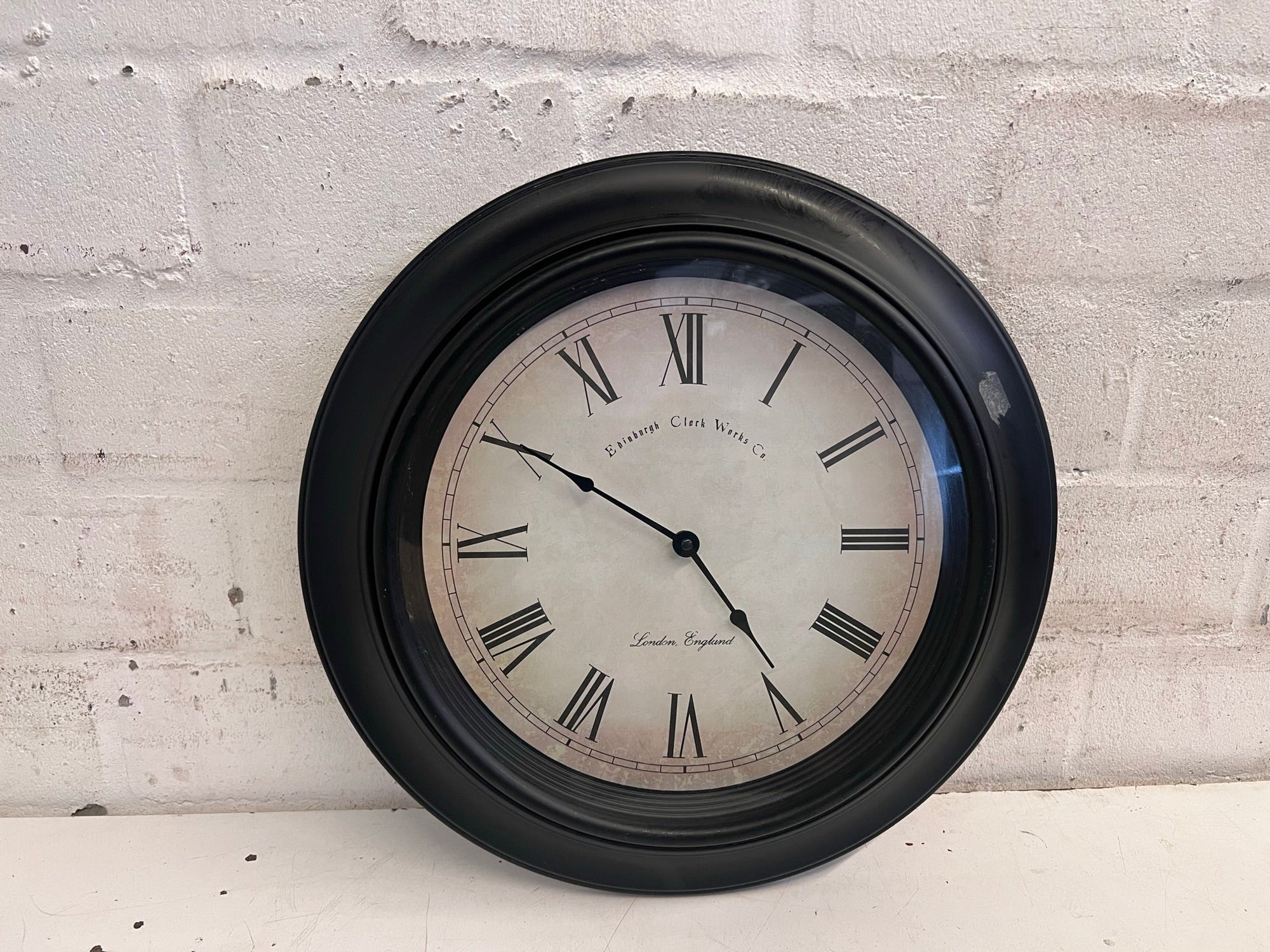Black Framed Wall Clock