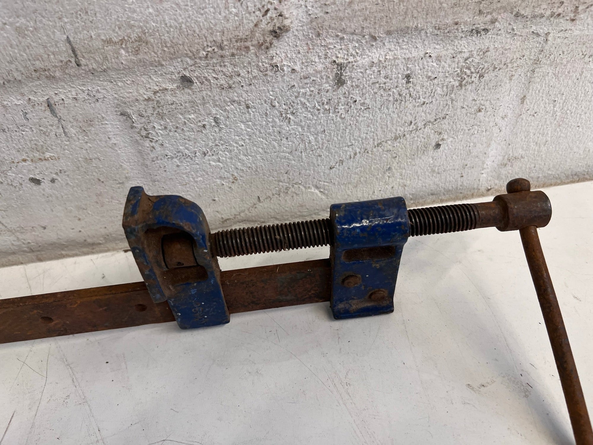 Blue Pump Clamps (Rusted)