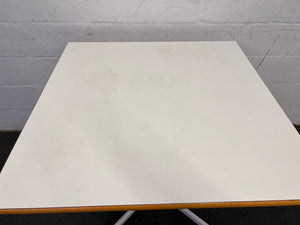 White Square Beech Wooden Table (90cm x 90cm)