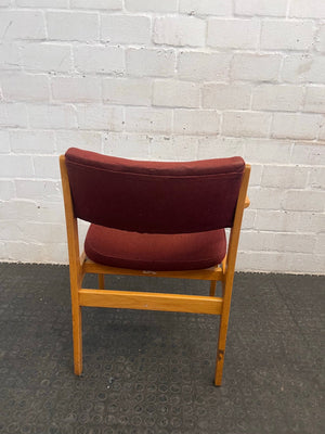 Maroon Office Visitors Chair
