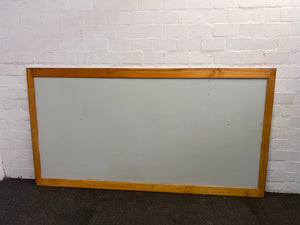 Grey Wooden Framed Notice Board (Colour Organizer) 255 x 135cm