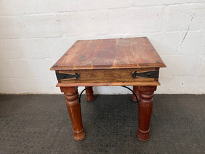 Solid Wooden Side Table - REDUCED
