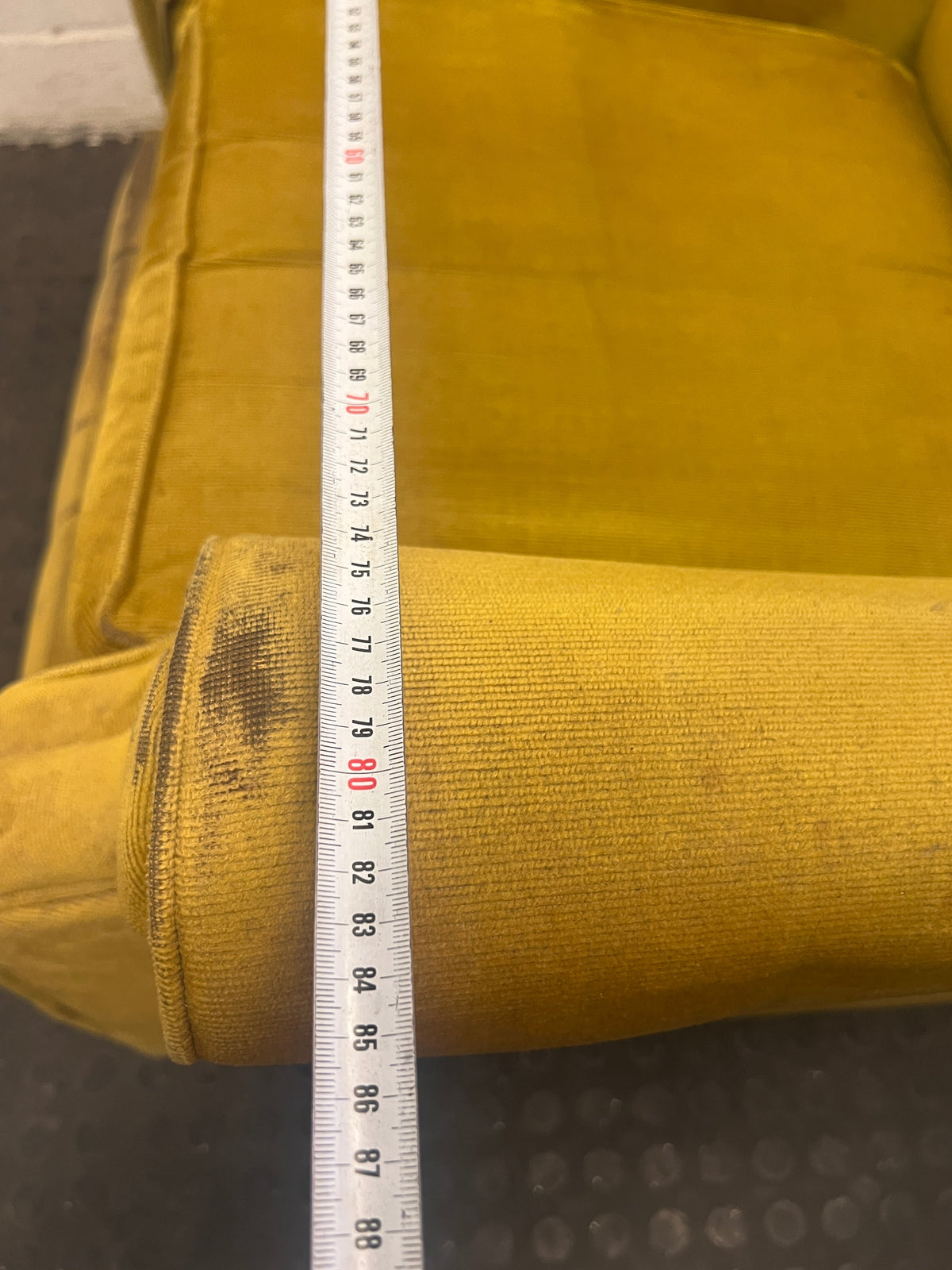 Mustard One Seater Recliner