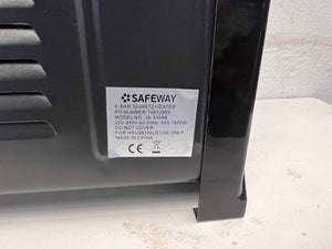 Safeway 4 Bar Quartz Heater 1600w