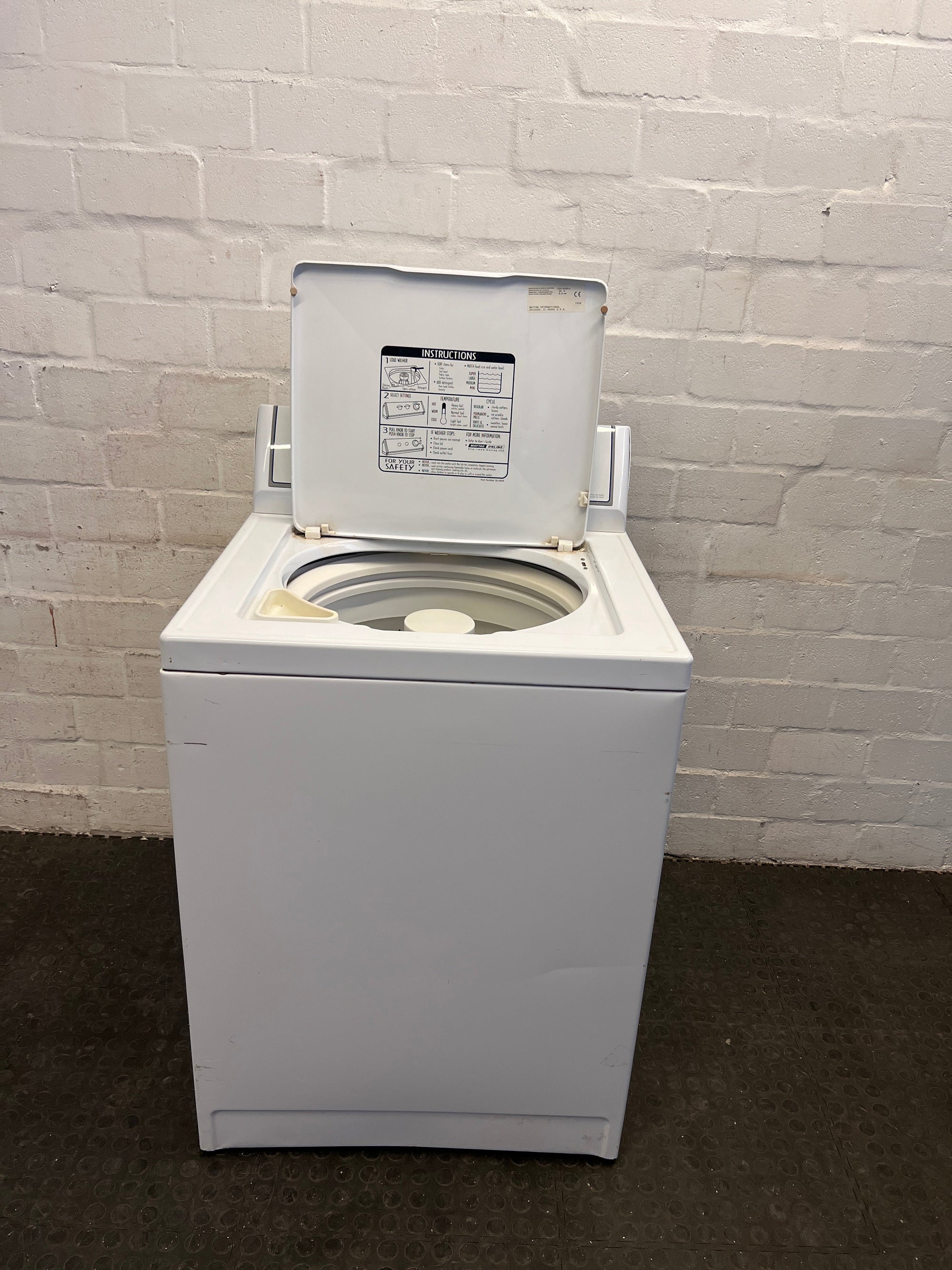 Hoover Top Loader Washing Machine - Missing knob - REDUCED