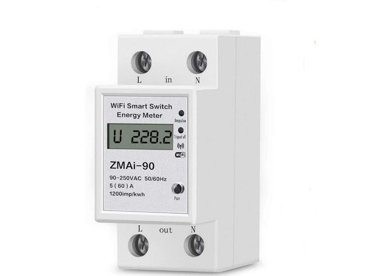 Gently Used Smart WiFi Geyser timer-Built in Watt meter-Smart Life/Tuya app - Monitor your Geyser or Aircon power consumption and switch on/off from anywhere in the world. - 2ndhandwarehouse.com