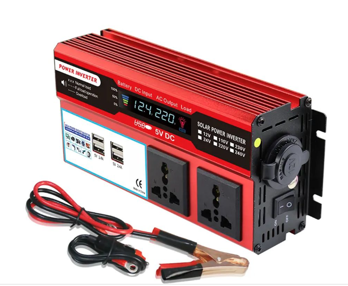 Nearly New 2000W Power Inverter - DC12V to AC 220V - Overload Protection