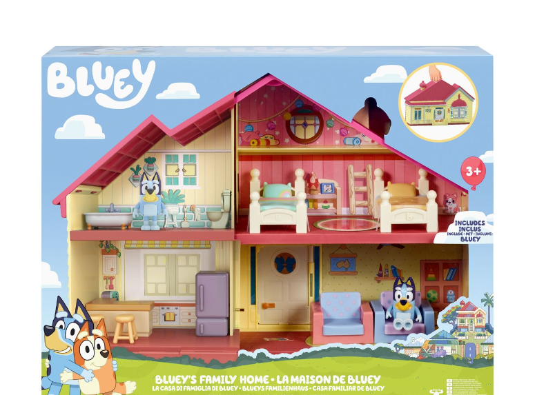 Nearly New Bluey Family Home Playset
