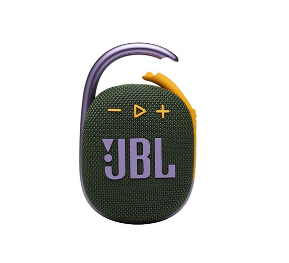 Nearly New JBL Clip 4 Eco Portable Waterproof Bluetooth Speaker - Green -