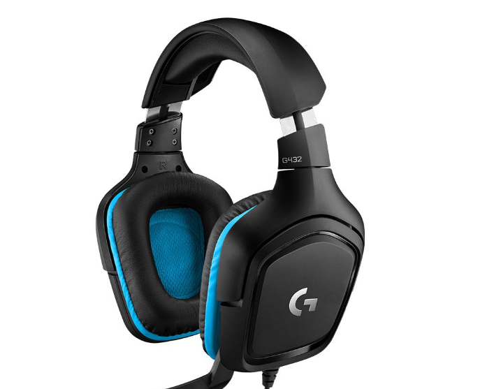 Nearly New Logitech G432 Gaming Headset Wired 7.1 Surround Sound - G432 Gaming Headset Wired