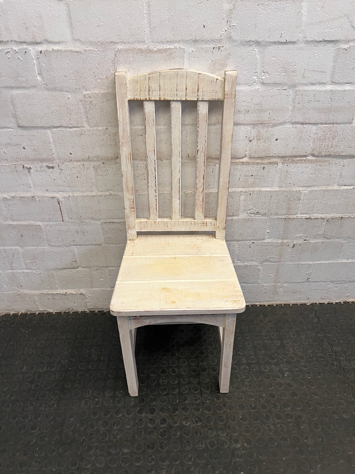 White Solid Wooden Dining Chairs - PRICE DROP