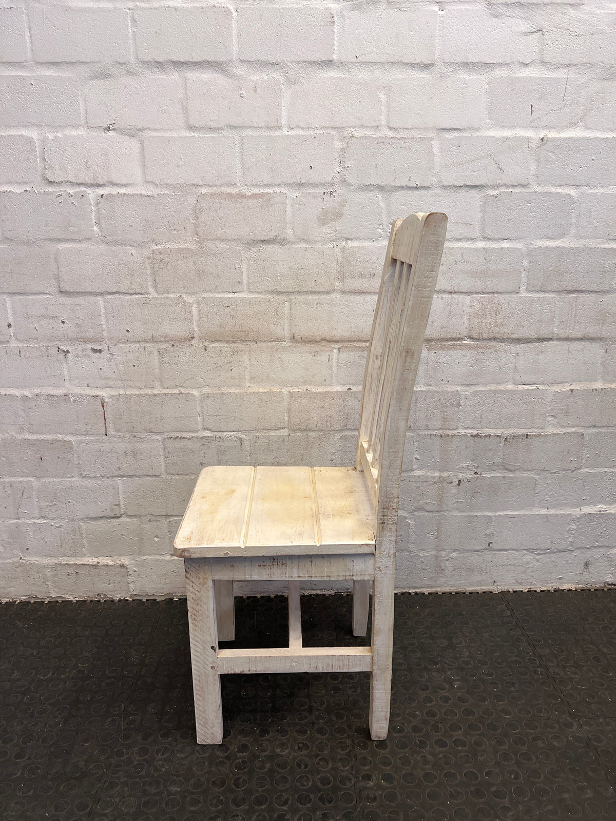 White Solid Wooden Dining Chairs - PRICE DROP