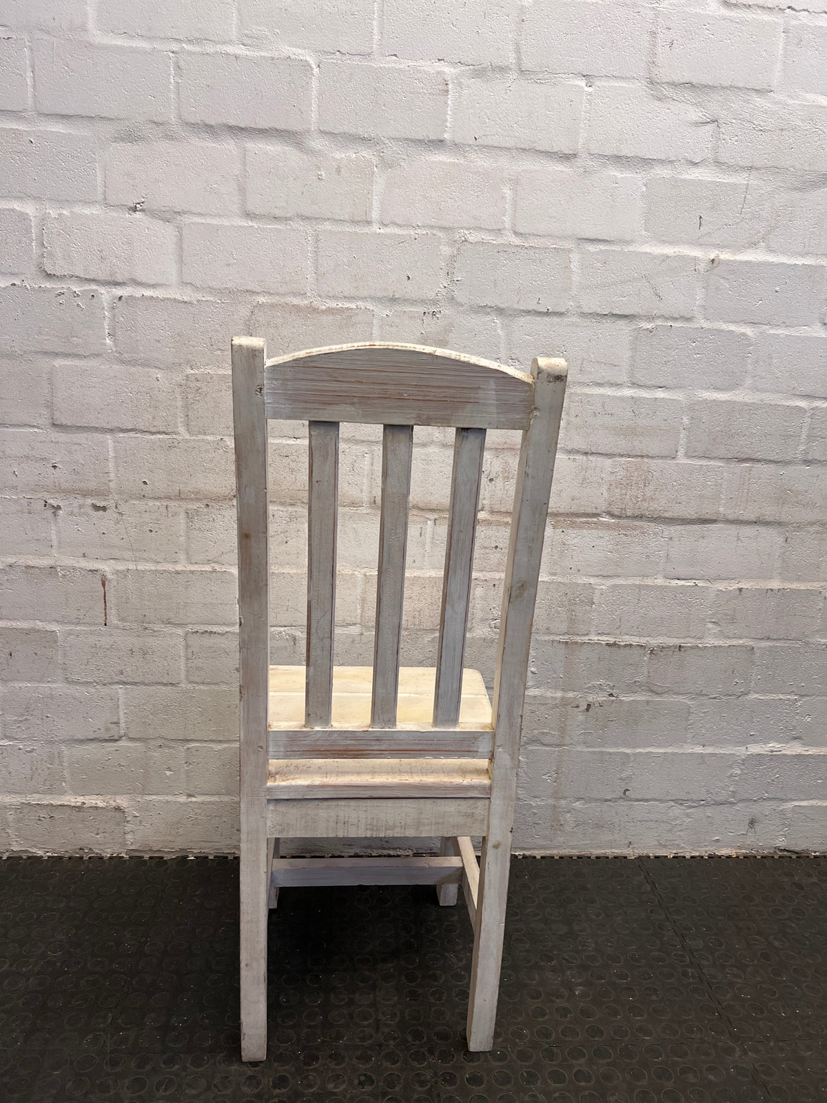 White Solid Wooden Dining Chairs - PRICE DROP