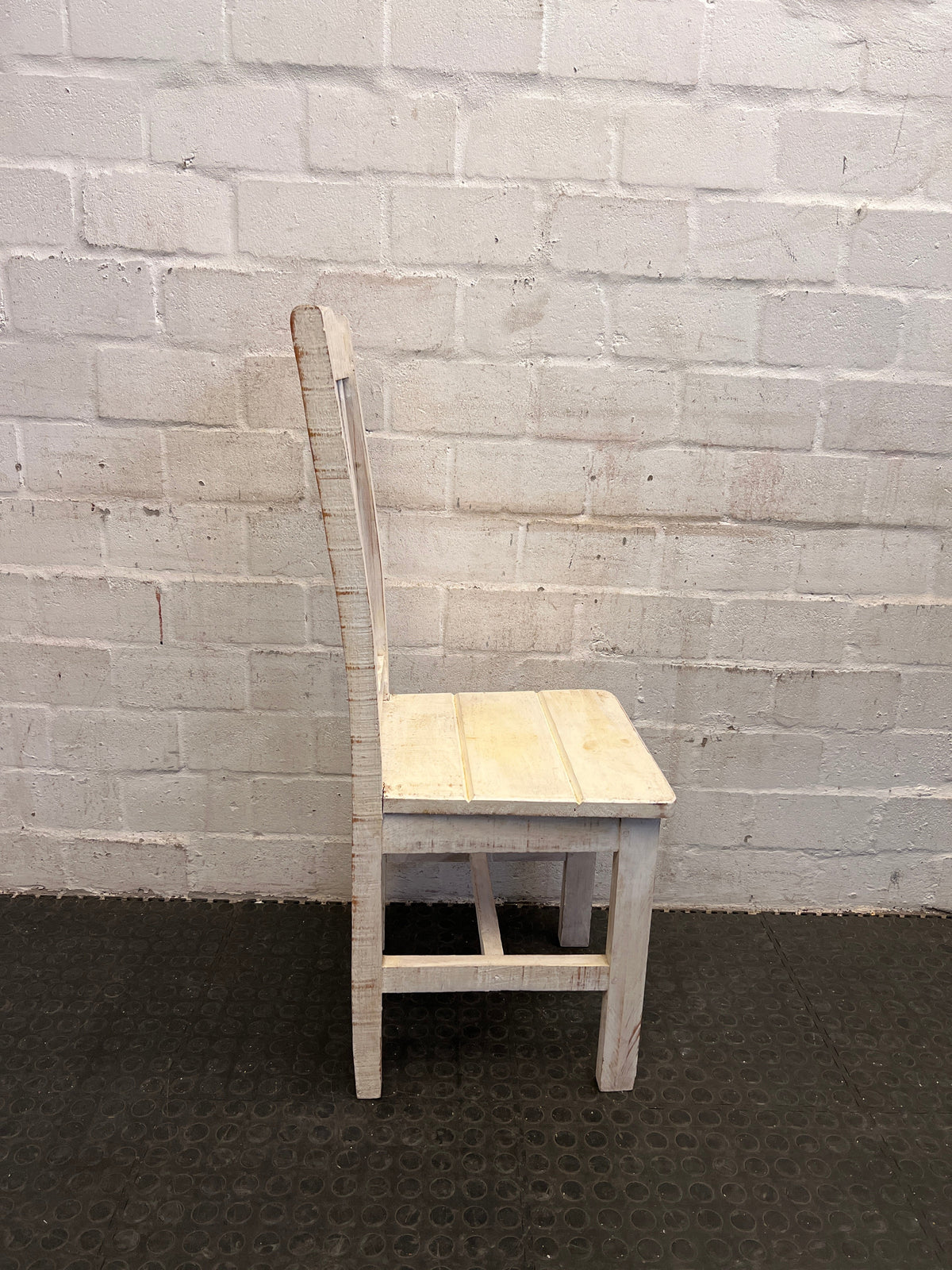 White Solid Wooden Dining Chairs - PRICE DROP