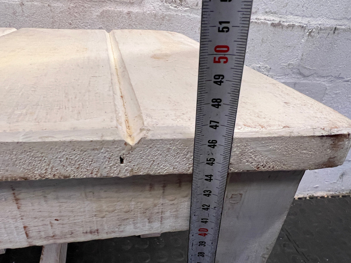 White Solid Wooden Dining Chairs - PRICE DROP