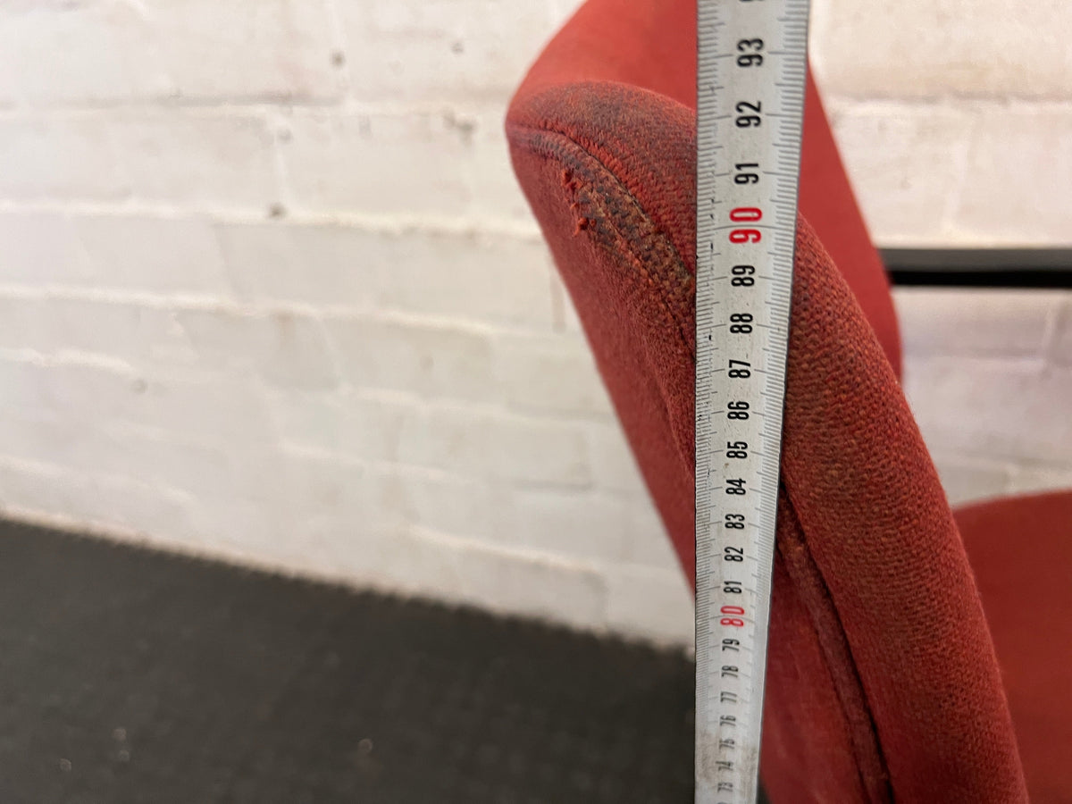 Red Office Visitors Chair