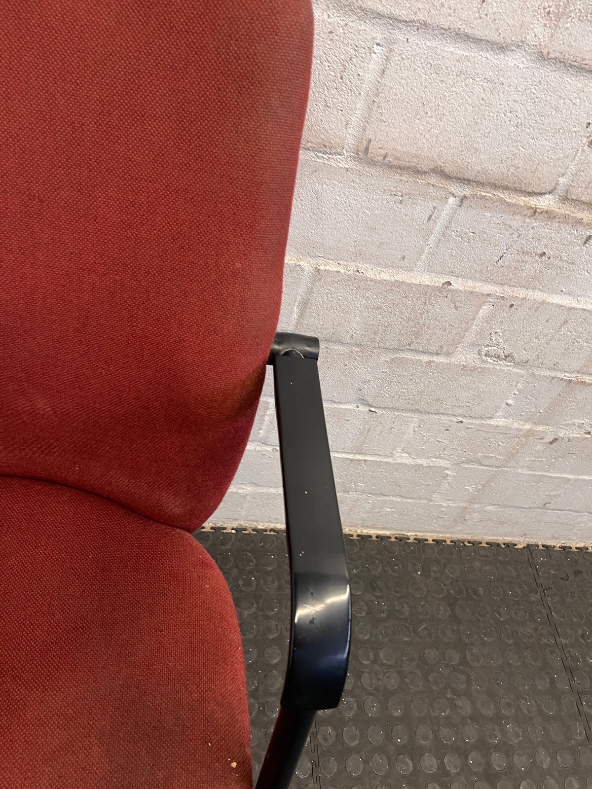 Red Office Visitors Chair