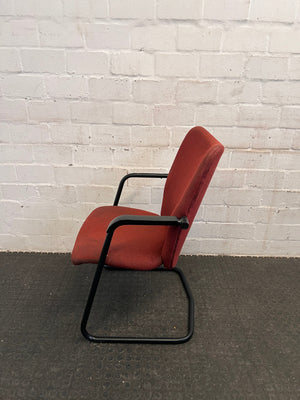 Red Office Visitors Chair