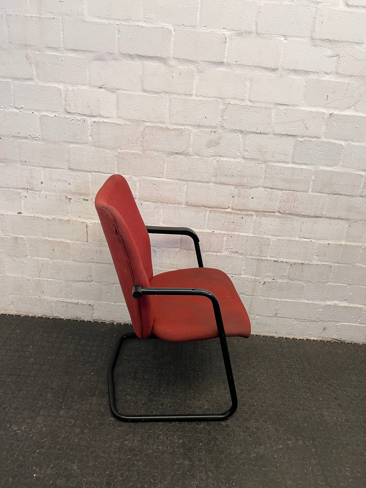 Red Office Visitors Chair