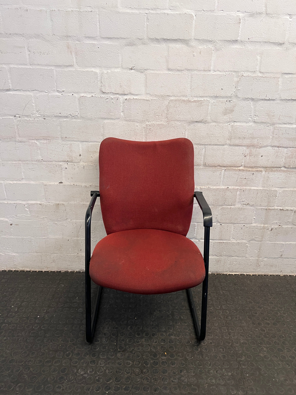 Red Office Visitors Chair