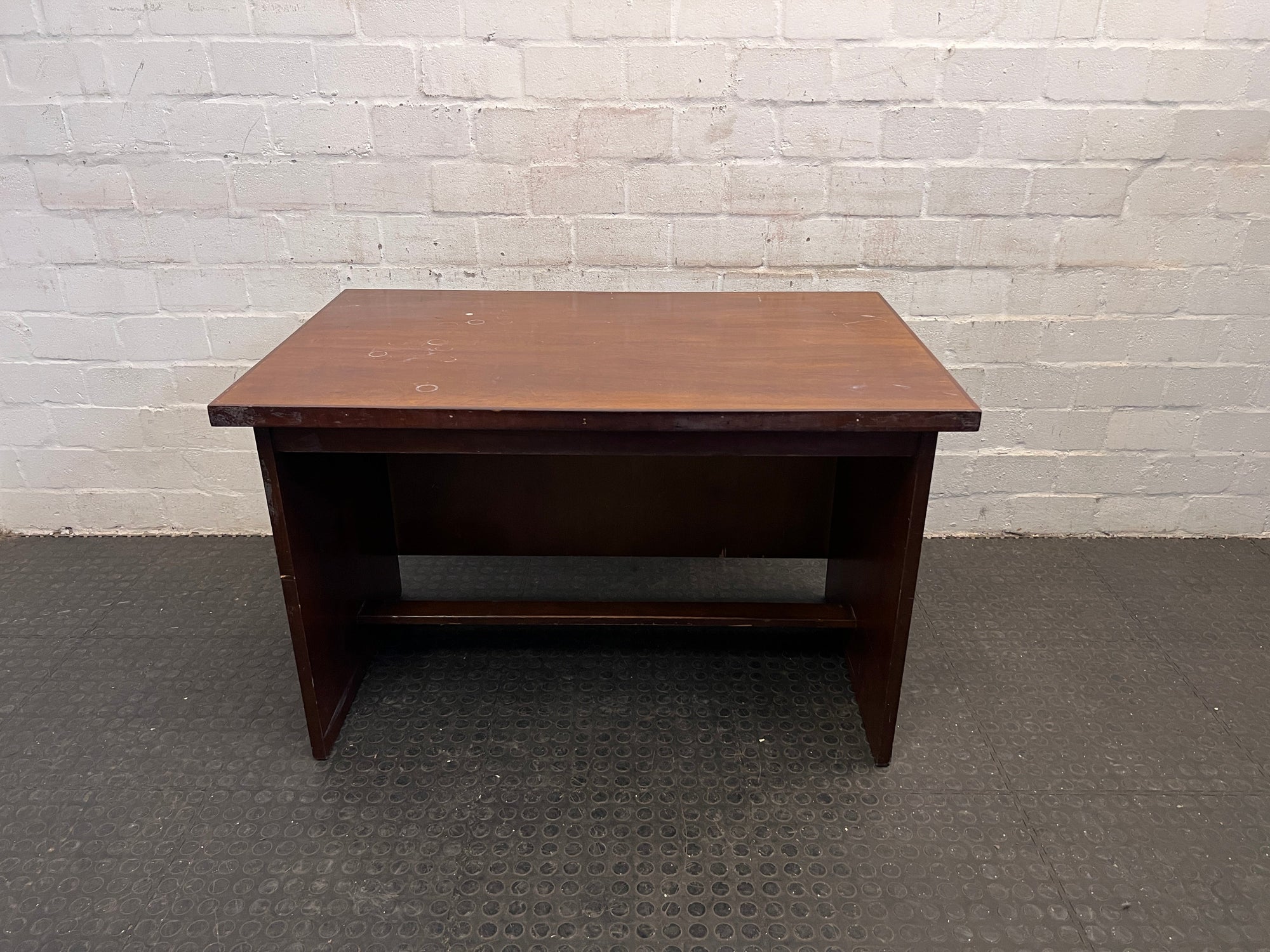 Dark Wood Simple Desk
