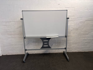 Magnetic White Board on Wheels