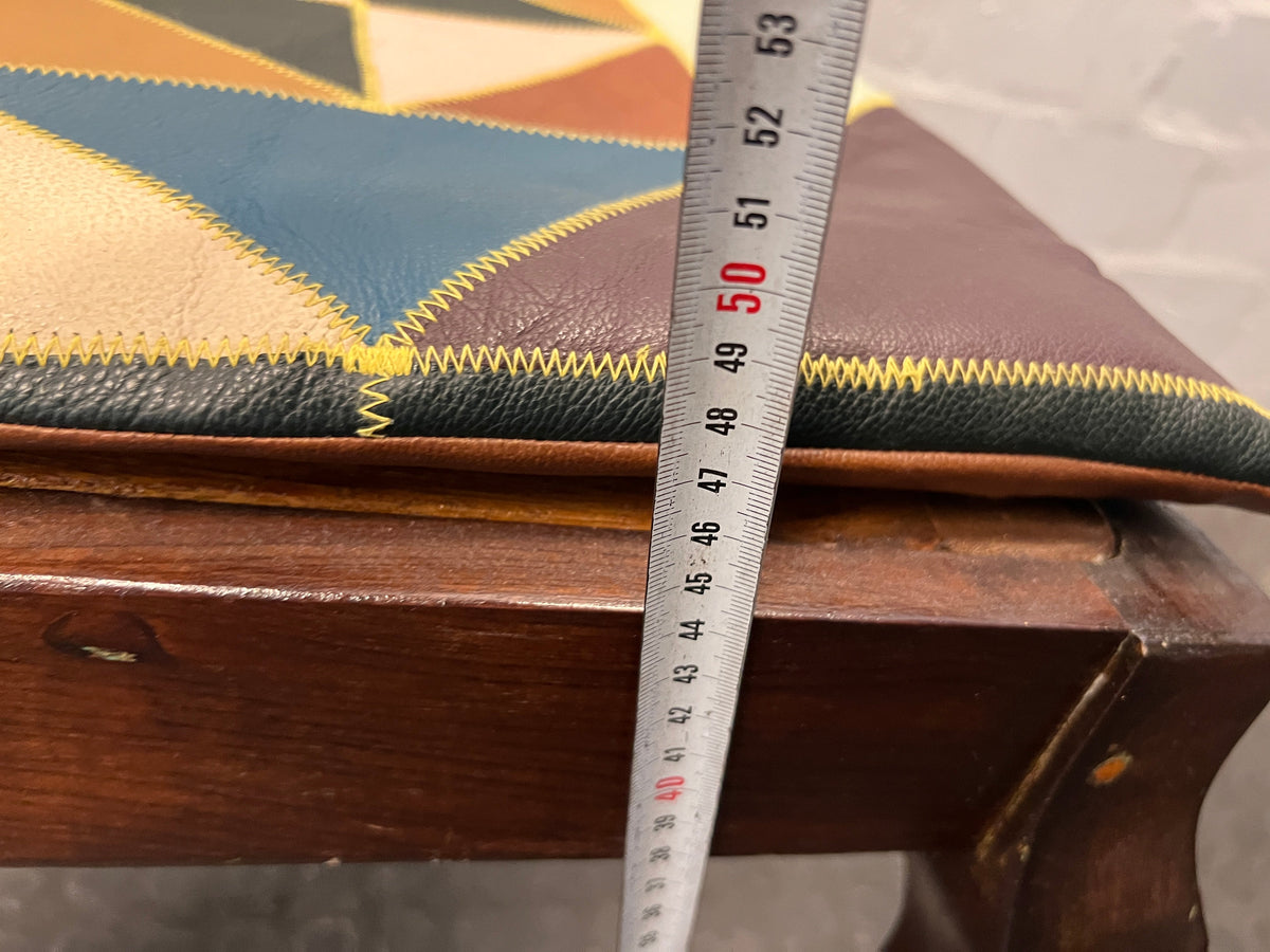 Colour Blocked Wooden Dining Chair - PRICE DROP