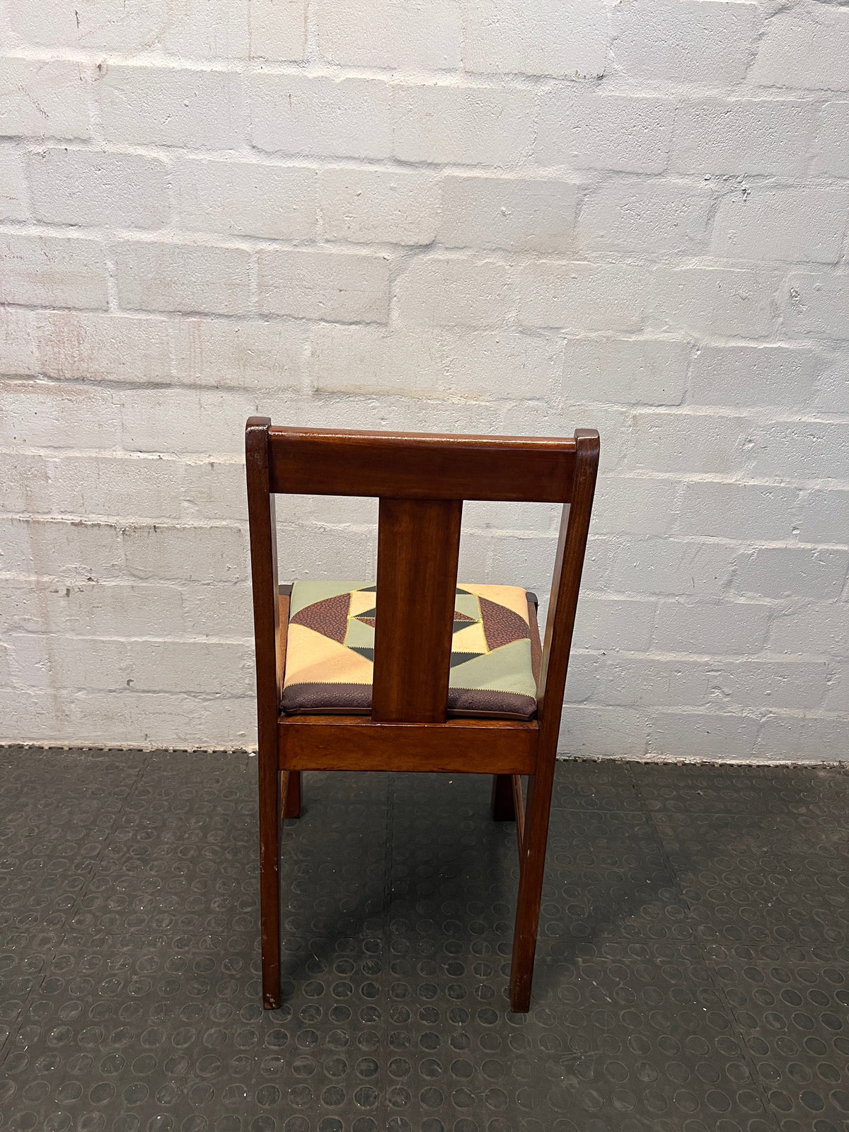 Colour Blocked Wooden Dining Chair (One Slat) - PRICE DROP