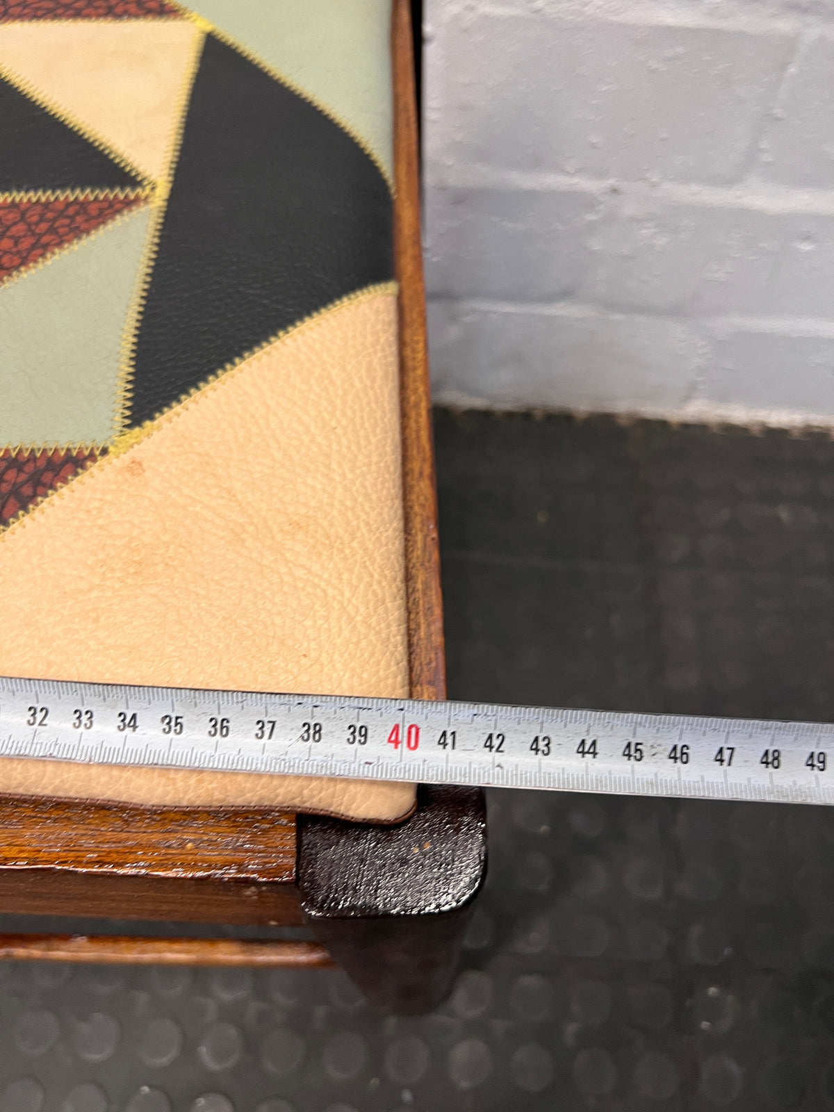 Colour Blocked Wooden Dining Chair (One Slat) - PRICE DROP